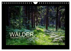 Wälder, fotografiert auf vier Kontinenten (Wandkalender 2024 DIN A4 quer), CALVENDO Monatskalender