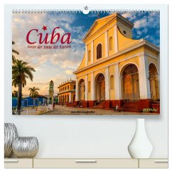 Cuba - Unter der Sonne der Karibik (hochwertiger Premium Wandkalender 2024 DIN A2 quer), Kunstdruck in Hochglanz - Benninghofen, Jens