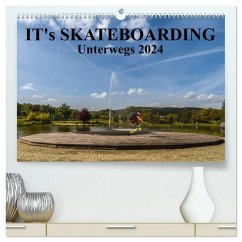 it's Skateboarding - Unterwegs (hochwertiger Premium Wandkalender 2024 DIN A2 quer), Kunstdruck in Hochglanz