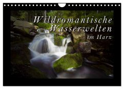 Wildromantische Wasserwelten im Harz (Wandkalender 2024 DIN A4 quer), CALVENDO Monatskalender