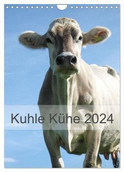 Kuhle Kühe 2024 (Wandkalender 2024 DIN A4 hoch), CALVENDO Monatskalender
