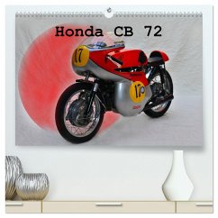 Honda CB 72 (hochwertiger Premium Wandkalender 2024 DIN A2 quer), Kunstdruck in Hochglanz - Laue, Ingo