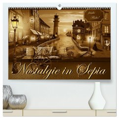 Nostalgie in Sepia (hochwertiger Premium Wandkalender 2024 DIN A2 quer), Kunstdruck in Hochglanz - Jüngling alias Mausopardia, Monika