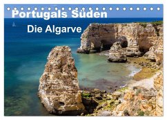Portugals Süden - Die Algarve (Tischkalender 2024 DIN A5 quer), CALVENDO Monatskalender