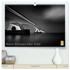 Black-Schwarz-Noir 2024 (hochwertiger Premium Wandkalender 2024 DIN A2 quer), Kunstdruck in Hochglanz
