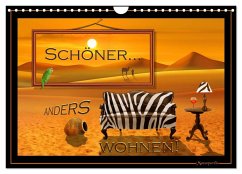 Schöner ANDERS wohnen (Wandkalender 2024 DIN A4 quer), CALVENDO Monatskalender