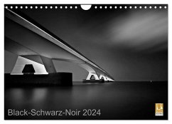 Black-Schwarz-Noir 2024 (Wandkalender 2024 DIN A4 quer), CALVENDO Monatskalender