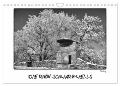 RHÖN SCHWARZ-WEISS (Wandkalender 2024 DIN A4 quer), CALVENDO Monatskalender
