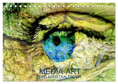 MEDIA-ART Der Kunstkalender (Tischkalender 2024 DIN A5 quer), CALVENDO Monatskalender