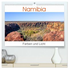 Namibia - Farben und Licht (hochwertiger Premium Wandkalender 2024 DIN A2 quer), Kunstdruck in Hochglanz