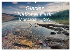 Glacier National Park Montana - USA (Wandkalender 2024 DIN A2 quer), CALVENDO Monatskalender