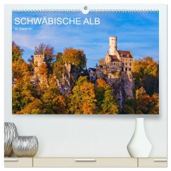 SCHWÄBISCHE ALB W.Dieterich (hochwertiger Premium Wandkalender 2024 DIN A2 quer), Kunstdruck in Hochglanz