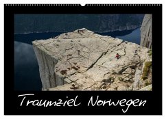 Traumziel Norwegen (Wandkalender 2024 DIN A2 quer), CALVENDO Monatskalender - Huss, Jan