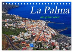 La Palma - die grüne Insel (Tischkalender 2024 DIN A5 quer), CALVENDO Monatskalender