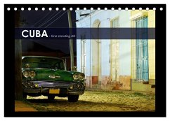 CUBA - time standing still (Tischkalender 2024 DIN A5 quer), CALVENDO Monatskalender