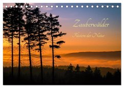 Zauberwälder - Flüstern der Natur (Tischkalender 2024 DIN A5 quer), CALVENDO Monatskalender - Pi, Dora