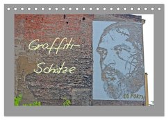 Graffiti-Schätze (Tischkalender 2024 DIN A5 quer), CALVENDO Monatskalender - Falk, Dietmar