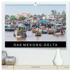 Das Mekong-Delta (hochwertiger Premium Wandkalender 2024 DIN A2 quer), Kunstdruck in Hochglanz