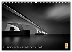 Black-Schwarz-Noir 2024 (Wandkalender 2024 DIN A3 quer), CALVENDO Monatskalender