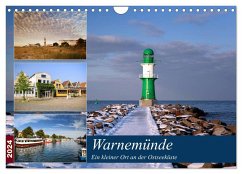 Urlaub in Warnemünde (Wandkalender 2024 DIN A4 quer), CALVENDO Monatskalender - Deter, Thomas