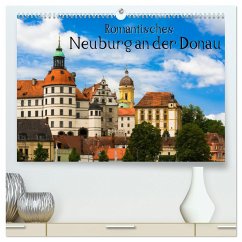 Romantisches Neuburg an der Donau (hochwertiger Premium Wandkalender 2024 DIN A2 quer), Kunstdruck in Hochglanz