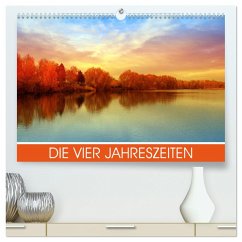 Die vier Jahreszeiten (hochwertiger Premium Wandkalender 2024 DIN A2 quer), Kunstdruck in Hochglanz - Honkisz, Violetta