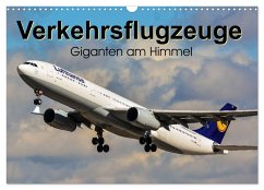 Verkehrsflugzeuge (Wandkalender 2024 DIN A3 quer), CALVENDO Monatskalender