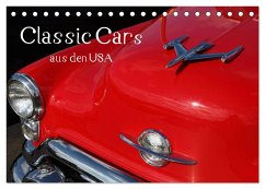 Classic Cars aus den USA (Tischkalender 2024 DIN A5 quer), CALVENDO Monatskalender