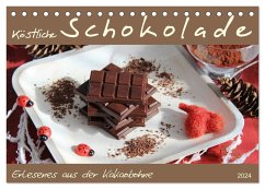 Schokolade - aus der Kakaobohne (Tischkalender 2024 DIN A5 quer), CALVENDO Monatskalender