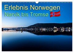 Erlebnis Norwegen: Narvik bis Tromsø (Wandkalender 2024 DIN A3 quer), CALVENDO Monatskalender