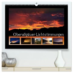 Oberallgäuer Lichtstimmungen (hochwertiger Premium Wandkalender 2024 DIN A2 quer), Kunstdruck in Hochglanz