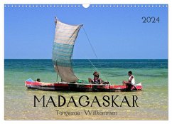 MADAGASKAR Tongasoa - Willkommen (Wandkalender 2024 DIN A3 quer), CALVENDO Monatskalender - boeTtchEr, U