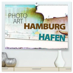 Photo-Art / Hamburg Hafen (hochwertiger Premium Wandkalender 2024 DIN A2 quer), Kunstdruck in Hochglanz