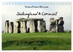 Romantisches Fernweh - Südengland & Cornwall 2024 (Tischkalender 2024 DIN A5 quer), CALVENDO Monatskalender
