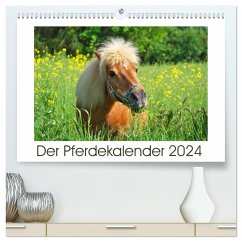 Der Pferdekalender (hochwertiger Premium Wandkalender 2024 DIN A2 quer), Kunstdruck in Hochglanz - Dölling, AD DESIGN Photo + PhotoArt, Angela