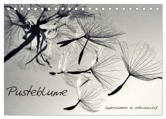 Pusteblume - Impressionen in schwarzweiß (Tischkalender 2024 DIN A5 quer), CALVENDO Monatskalender