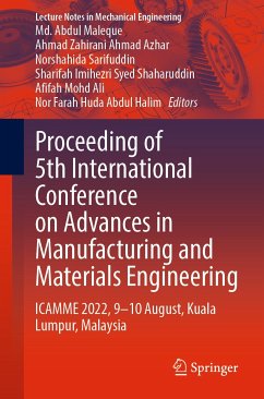 Proceeding of 5th International Conference on Advances in Manufacturing and Materials Engineering (eBook, PDF)