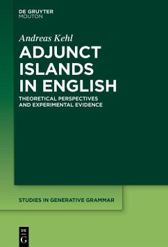 Adjunct Islands in English (eBook, ePUB) - Kehl, Andreas