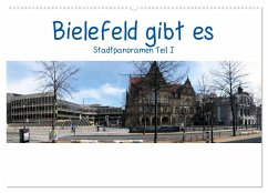 Bielefeld gibt es! Stadtpanoramen (Wandkalender 2024 DIN A2 quer), CALVENDO Monatskalender