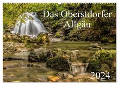 Das Oberstdorfer Allgäu (Wandkalender 2024 DIN A2 quer), CALVENDO Monatskalender