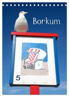 Borkum (Tischkalender 2024 DIN A5 hoch), CALVENDO Monatskalender - Raab, Karsten-Thilo
