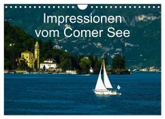 Impressionen vom Comer See (Wandkalender 2024 DIN A4 quer), CALVENDO Monatskalender
