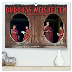 BUDDHAS WEISHEITEN - Balsam für die Seele (hochwertiger Premium Wandkalender 2024 DIN A2 quer), Kunstdruck in Hochglanz