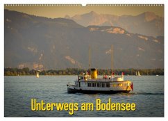 Unterwegs am Bodensee (Wandkalender 2024 DIN A2 quer), CALVENDO Monatskalender