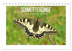 Schmetterlinge: zart und bunt (Tischkalender 2024 DIN A5 quer), CALVENDO Monatskalender - Althaus, Karl-Hermann