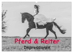 Pferd & Reiter - Impressionen (Wandkalender 2024 DIN A2 quer), CALVENDO Monatskalender
