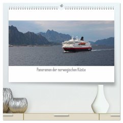 Panoramen der norwegischen Küste (hochwertiger Premium Wandkalender 2024 DIN A2 quer), Kunstdruck in Hochglanz