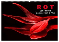 Rot ¿ Lebenskraft, Leidenschaft & Wille (Wandkalender 2024 DIN A2 quer), CALVENDO Monatskalender - Stanzer, Elisabeth