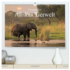 Afrikas Tierwelt Christian Heeb (hochwertiger Premium Wandkalender 2024 DIN A2 quer), Kunstdruck in Hochglanz