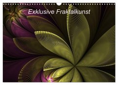 Exklusive Fraktalkunst / AT-Version (Wandkalender 2024 DIN A3 quer), CALVENDO Monatskalender - Art, gabiw